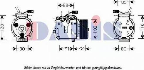 AKS Dasis 851387N - Kompresors, Gaisa kond. sistēma ps1.lv