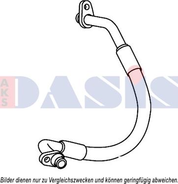 AKS Dasis 885895N - Augstspiediena cauruļvads, Gaisa kond. sist. ps1.lv