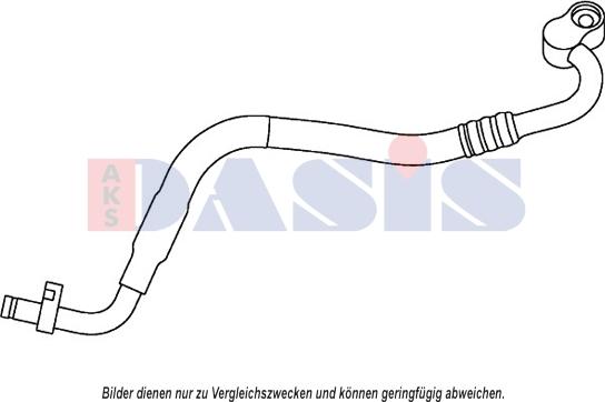 AKS Dasis 885890N - Augstspiediena cauruļvads, Gaisa kond. sist. ps1.lv