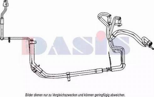 AKS Dasis 885808N - Augst / Zemspiediena cauruļvads, Gaisa kond. sist. ps1.lv