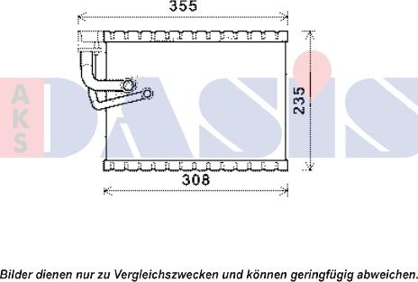 AKS Dasis 820334N - Iztvaikotājs, Gaisa kondicionēšanas sistēma ps1.lv