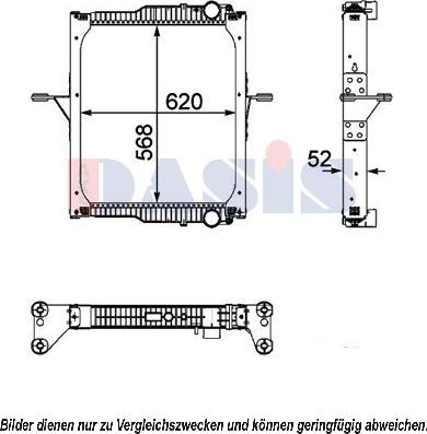 AKS Dasis 390043N - Radiators, Motora dzesēšanas sistēma ps1.lv