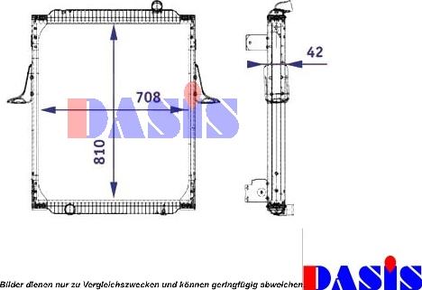 AKS Dasis 390008N - Radiators, Motora dzesēšanas sistēma ps1.lv