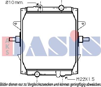 AKS Dasis 390016N - Radiators, Motora dzesēšanas sistēma ps1.lv