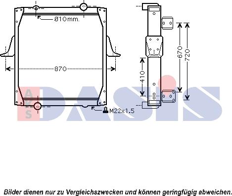 AKS Dasis 390013N - Radiators, Motora dzesēšanas sistēma ps1.lv
