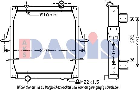 AKS Dasis 390034N - Radiators, Motora dzesēšanas sistēma ps1.lv