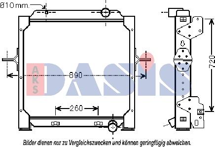 AKS Dasis 390035N - Radiators, Motora dzesēšanas sistēma ps1.lv