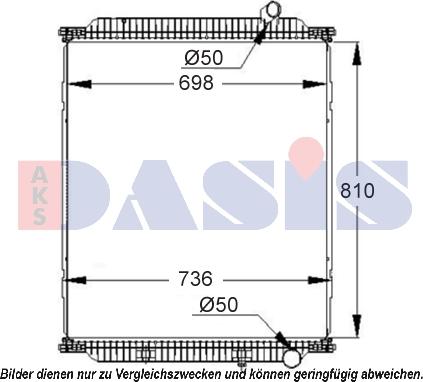 AKS Dasis 390033S - Radiators, Motora dzesēšanas sistēma ps1.lv