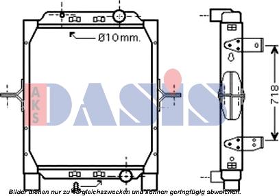 AKS Dasis 390028N - Radiators, Motora dzesēšanas sistēma ps1.lv