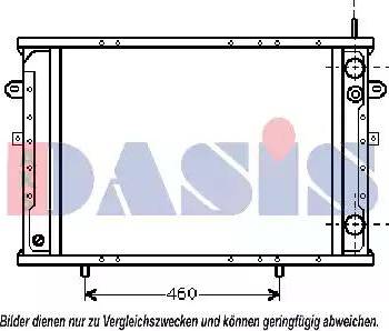 AKS Dasis 390340N - Radiators, Motora dzesēšanas sistēma ps1.lv