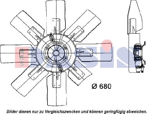 AKS Dasis 398310N - Ventilators, Motora dzesēšanas sistēma ps1.lv