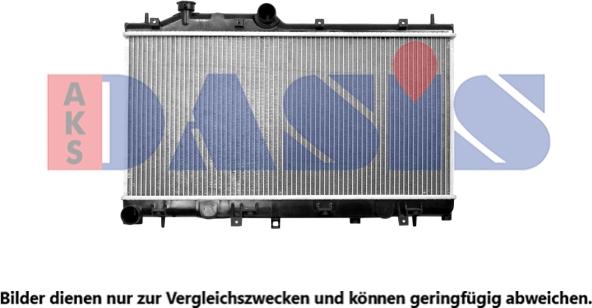 AKS Dasis 350049N - Radiators, Motora dzesēšanas sistēma ps1.lv