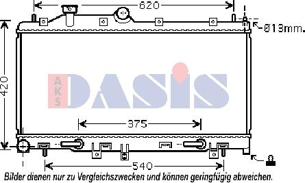 AKS Dasis 350041N - Radiators, Motora dzesēšanas sistēma ps1.lv