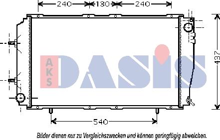 AKS Dasis 350025N - Radiators, Motora dzesēšanas sistēma ps1.lv