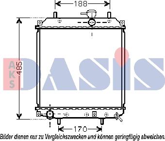 AKS Dasis 360024N - Radiators, Motora dzesēšanas sistēma ps1.lv