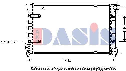 AKS Dasis 330050N - Radiators, Motora dzesēšanas sistēma ps1.lv