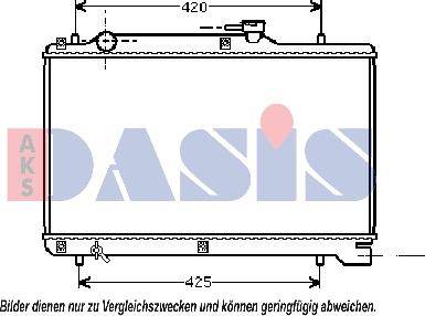 AKS Dasis 320430N - Radiators, Motora dzesēšanas sistēma ps1.lv