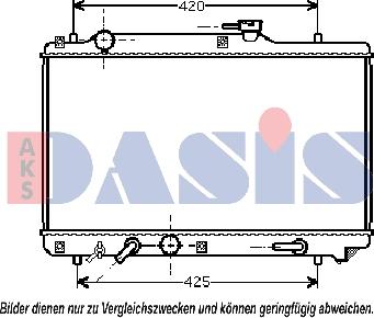 AKS Dasis 320004N - Radiators, Motora dzesēšanas sistēma ps1.lv