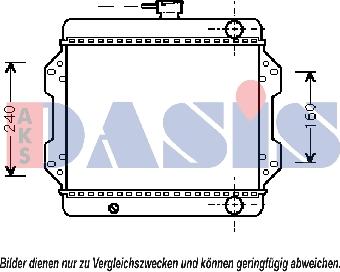 AKS Dasis 320030N - Radiators, Motora dzesēšanas sistēma ps1.lv