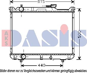 AKS Dasis 320026N - Radiators, Motora dzesēšanas sistēma ps1.lv