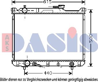 AKS Dasis 320023N - Radiators, Motora dzesēšanas sistēma ps1.lv