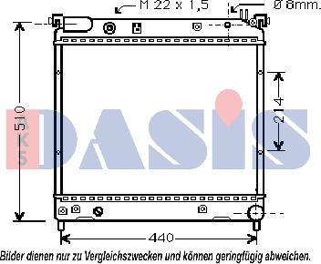 AKS Dasis 320360N - Radiators, Motora dzesēšanas sistēma ps1.lv