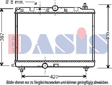 AKS Dasis 370410N - Radiators, Motora dzesēšanas sistēma ps1.lv