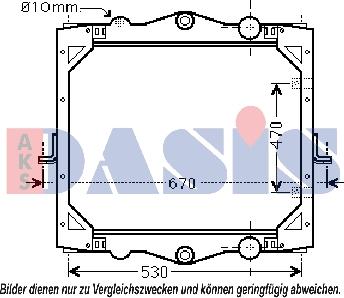 AKS Dasis 290013N - Radiators, Motora dzesēšanas sistēma ps1.lv