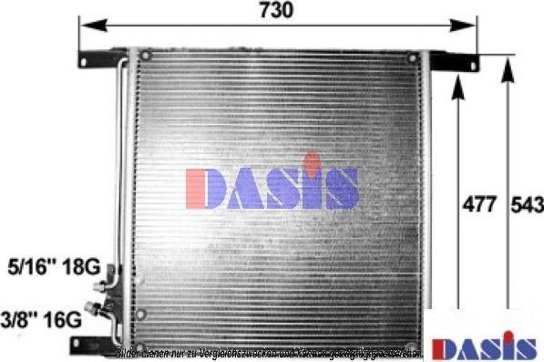 AKS Dasis 292020N - Kondensators, Gaisa kond. sistēma ps1.lv