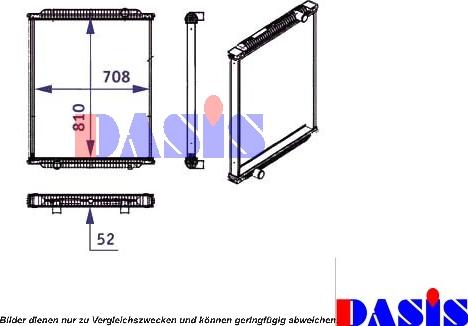 AKS Dasis 260006N - Radiators, Motora dzesēšanas sistēma ps1.lv