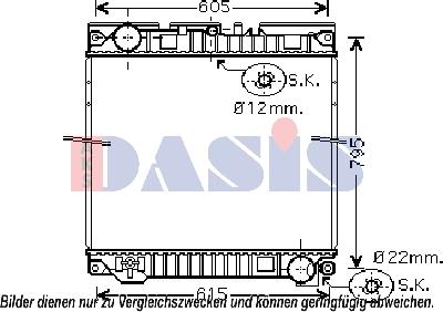 AKS Dasis 260014N - Radiators, Motora dzesēšanas sistēma ps1.lv