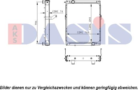 AKS Dasis 260018N - Radiators, Motora dzesēšanas sistēma ps1.lv