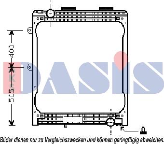 AKS Dasis 260140N - Radiators, Motora dzesēšanas sistēma ps1.lv