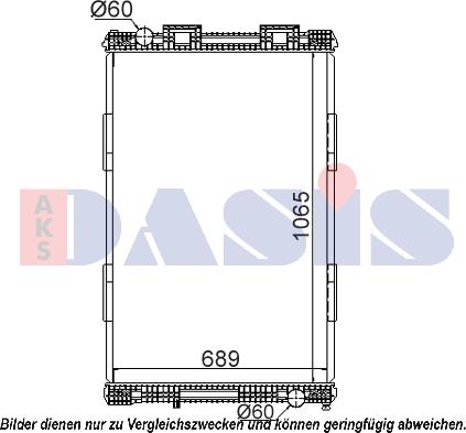 AKS Dasis 260140S - Radiators, Motora dzesēšanas sistēma ps1.lv