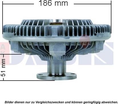 AKS Dasis 268044N - Sajūgs, Radiatora ventilators ps1.lv