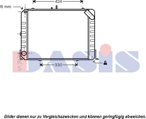 AKS Dasis 210188N - Radiators, Motora dzesēšanas sistēma ps1.lv