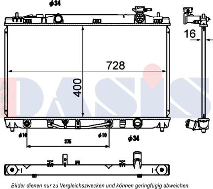 AKS Dasis 210257N - Radiators, Motora dzesēšanas sistēma ps1.lv