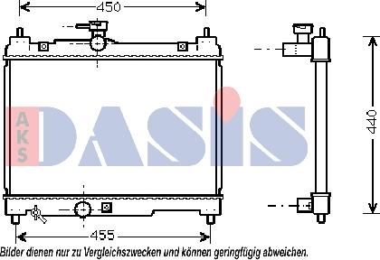 AKS Dasis 211700N - Radiators, Motora dzesēšanas sistēma ps1.lv