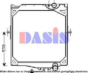 AKS Dasis 280004N - Radiators, Motora dzesēšanas sistēma ps1.lv