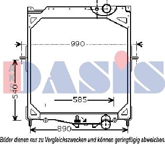 AKS Dasis 280005N - Radiators, Motora dzesēšanas sistēma ps1.lv