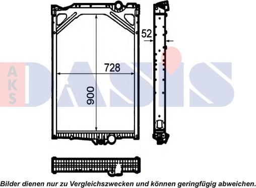 AKS Dasis 280029N - Radiators, Motora dzesēšanas sistēma ps1.lv