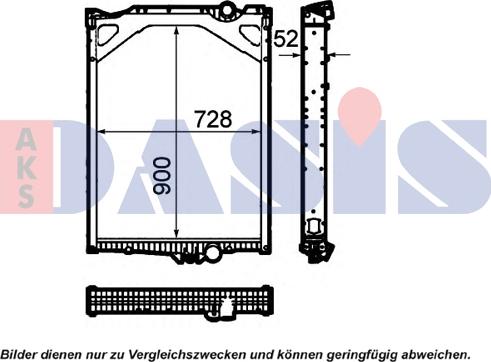 AKS Dasis 280022N - Radiators, Motora dzesēšanas sistēma ps1.lv