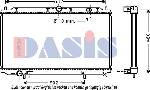 AKS Dasis 220014N - Radiators, Motora dzesēšanas sistēma ps1.lv