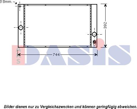 AKS Dasis 220023N - Radiators, Motora dzesēšanas sistēma ps1.lv