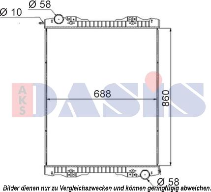 AKS Dasis 270003S - Radiators, Motora dzesēšanas sistēma ps1.lv