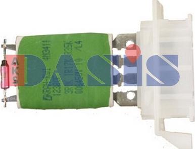 AKS Dasis 740233N - Rezistors, Salona ventilators ps1.lv