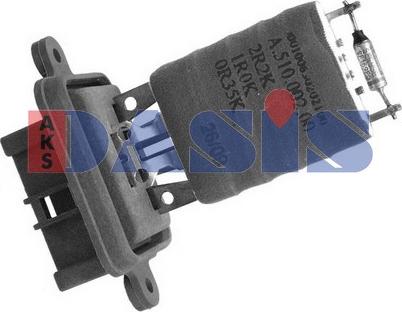 AKS Dasis 740226N - Rezistors, Salona ventilators ps1.lv