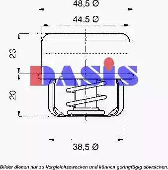 AKS Dasis 750417N - Termostats, Dzesēšanas šķidrums ps1.lv