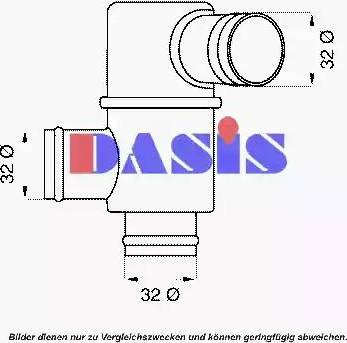 AKS Dasis 750769N - Termostats, Dzesēšanas šķidrums ps1.lv