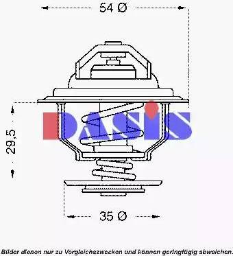 AKS Dasis 751940N - Termostats, Dzesēšanas šķidrums ps1.lv